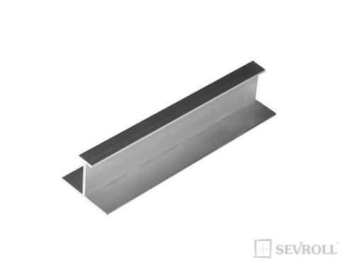 Sevroll "T" összekötő profil H08/18 3m ezüst