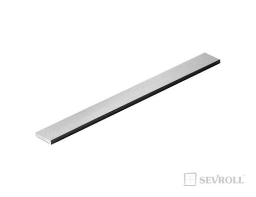 Sevroll tolóajtó dísz profil S10 3m ezüst (megmentő)