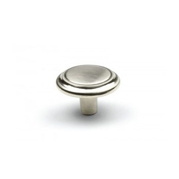 Fogantyú gomb Turia csiszolt nikkel