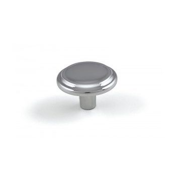 Fogantyú gomb Turia fényes króm