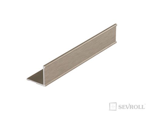 Sevroll 'L" profil 19x18mm 3m szálcsiszolt oliva
