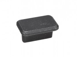 Fogantyú gomb Bones antik fekete