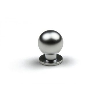 Fogantyú gomb Tomic, nagy, szatén króm