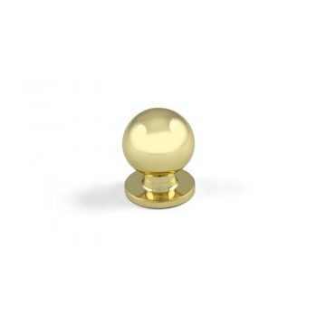 Fogantyú gomb Tomic, nagy, fényes arany