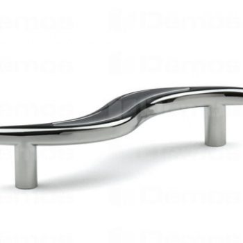 Fogantyú Enoka 64 szatén króm/fényes króm