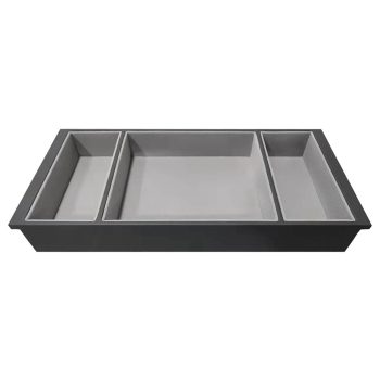 StrongIn ékszer szervező, 3 rekesz gardrób fiókba 400mm