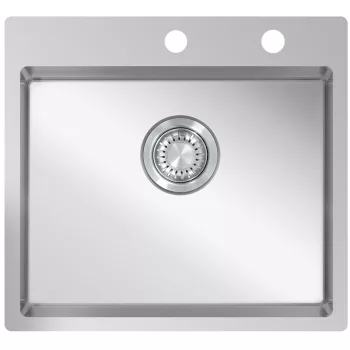   StrongSinks S3 Mosogató Duna 500, 500 x 505 mm rozsdamentes acél excenteres