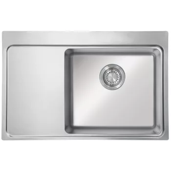   StrongSinks S3 Mosogató Nida 787, 787 x 520 mm rozsdamentes acél, balos csepegt.