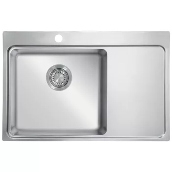   StrongSinks S3 Mosogató Nida 787, 787x 520 mm rozsdamentes acél, jobbos csepegt.