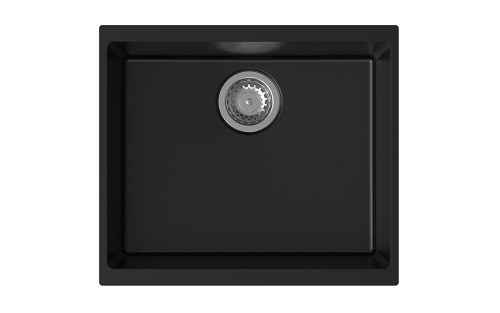 StrongSinks S3 Gránit mosogató Hron 530, 530x460mm, csepegtető nélkül,fekete