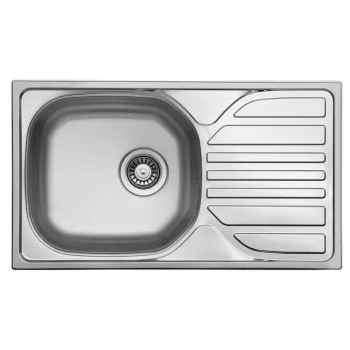   StrongSinks S1 Öko Mosogató szatén rozsdam. acél 760x435 csepegtető, felső szer.