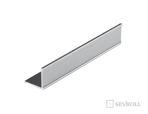 Sevroll 'L" profil 19x18mm 3m ezüst