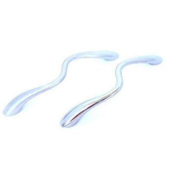 Fogantyú hullámos króm, 96mm